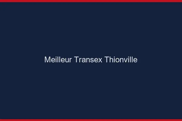 Meilleur Transex Thionville