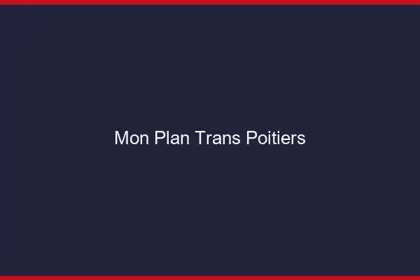 Mon Plan Trans Poitiers