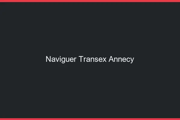 Naviguer Transex Annecy