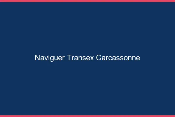 Naviguer Transex Carcassonne