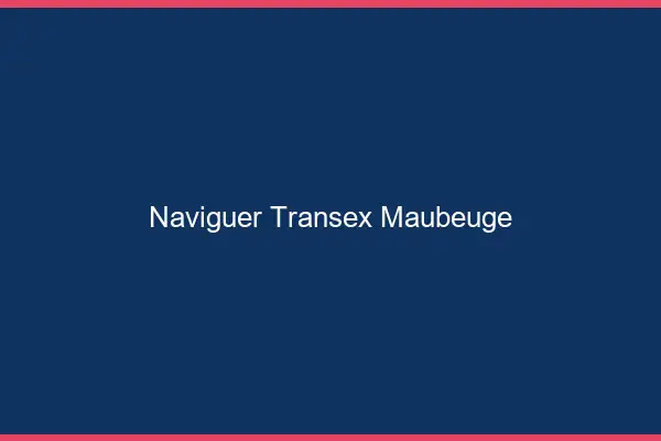 Naviguer Transex Maubeuge