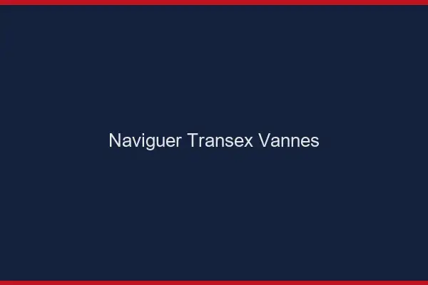 Naviguer Transex Vannes