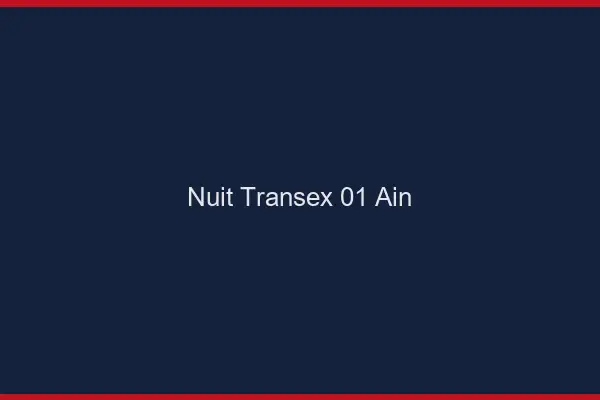 Nuit Transex 01 Ain