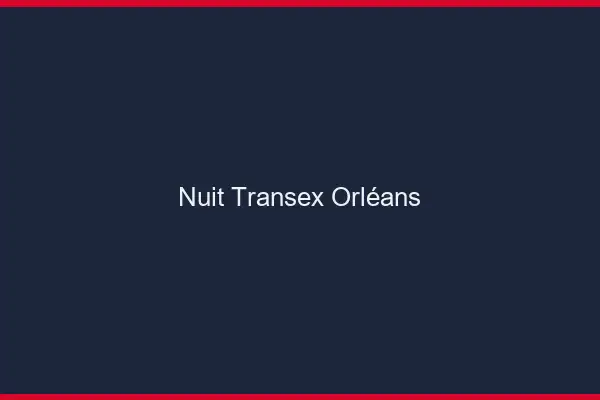 Nuit Transex Orléans