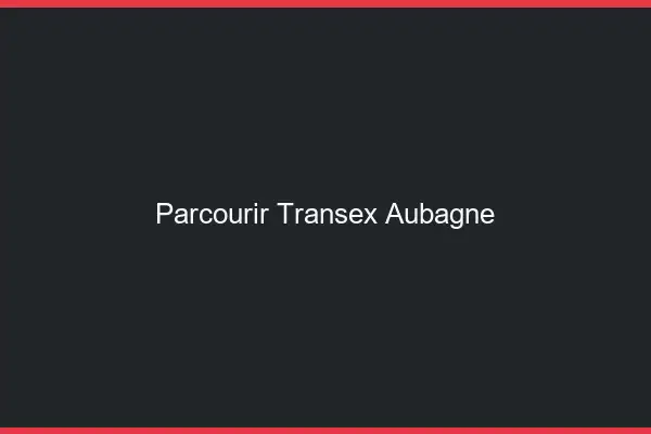 Parcourir Transex Aubagne