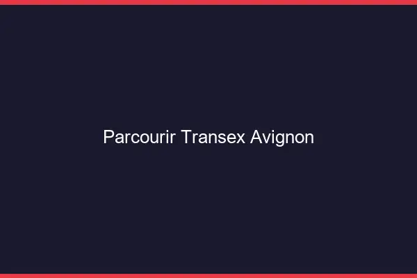 Parcourir Transex Avignon