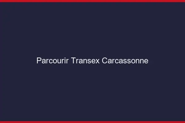 Parcourir Transex Carcassonne