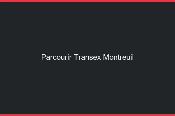 Parcourir Transex Montreuil