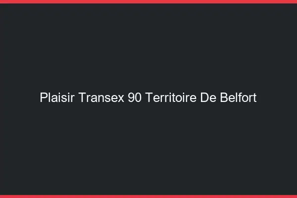 Plaisir Transex 90 Territoire De Belfort