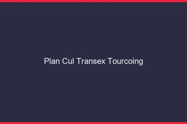 Plan Cul Transex Tourcoing