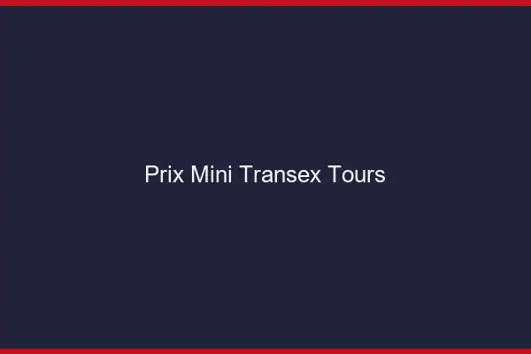 Prix Mini Transex Tours
