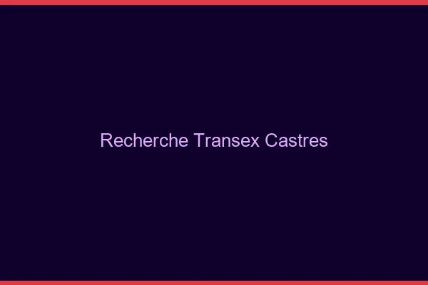 Recherche Transex Castres