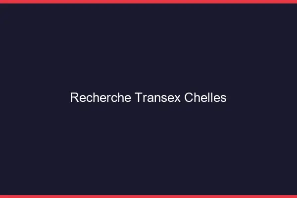 Recherche Transex Chelles