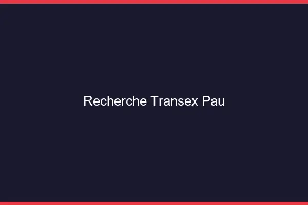 Recherche Transex Pau