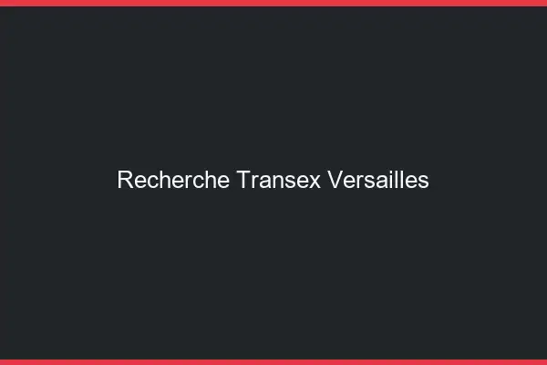 Recherche Transex Versailles