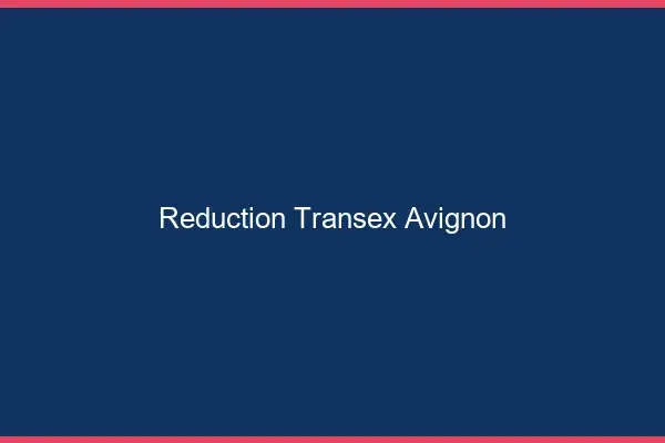 Réduction Transex Avignon