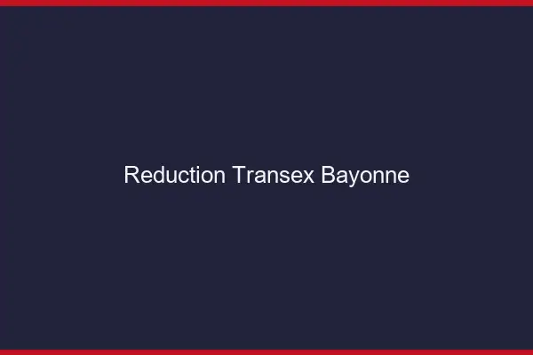Réduction Transex Bayonne