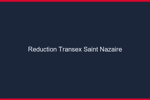Réduction Transex Saint-Nazaire