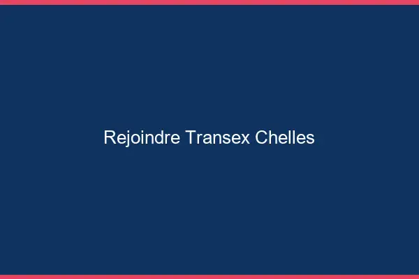 Rejoindre Transex Chelles