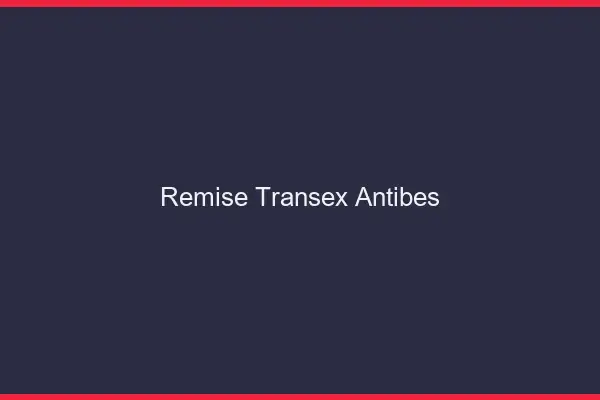 Remise Transex Antibes