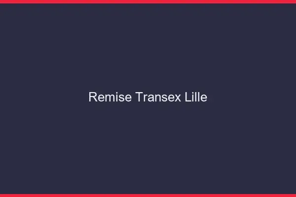 Remise Transex Lille