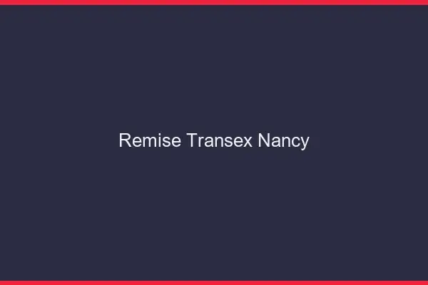 Remise Transex Nancy