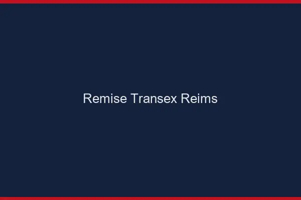 Remise Transex Reims