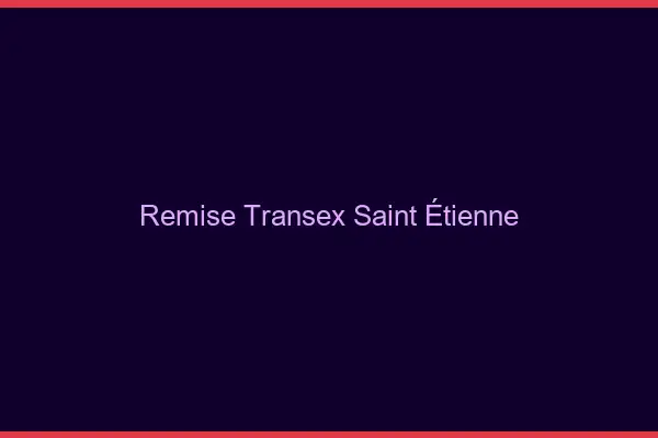 Remise Transex Saint-Étienne