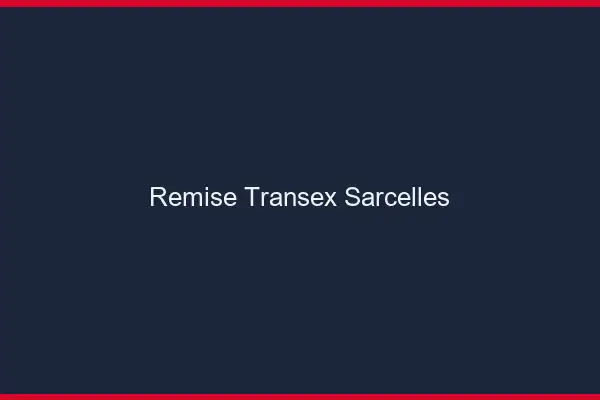 Remise Transex Sarcelles