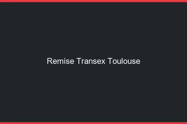 Remise Transex Toulouse