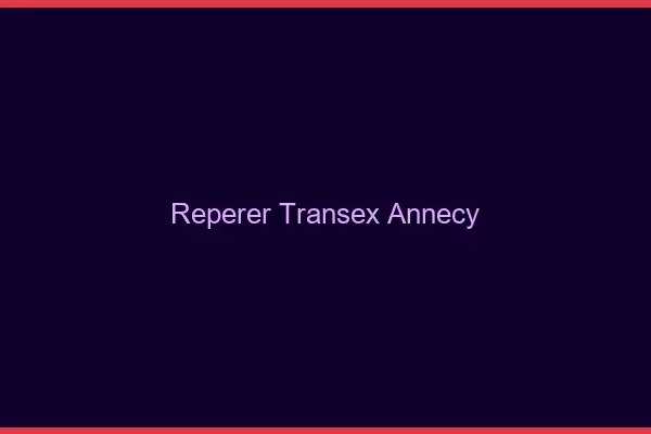 Repérer Transex Annecy