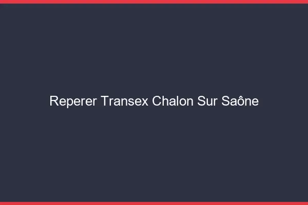Repérer Transex Chalon-sur-Saône