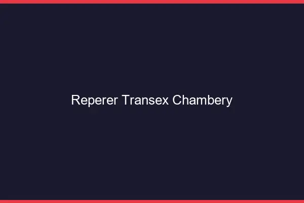 Repérer Transex Chambéry