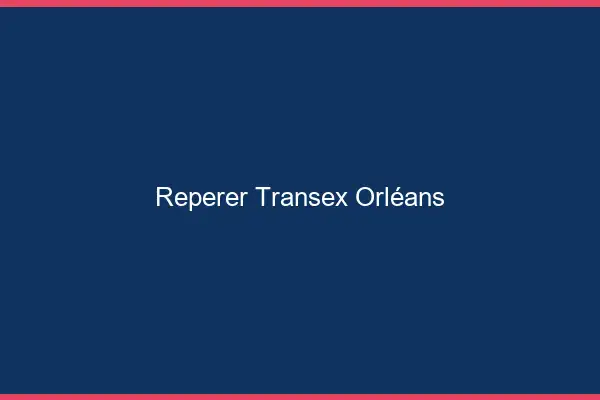 Repérer Transex Orléans