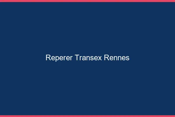 Repérer Transex Rennes