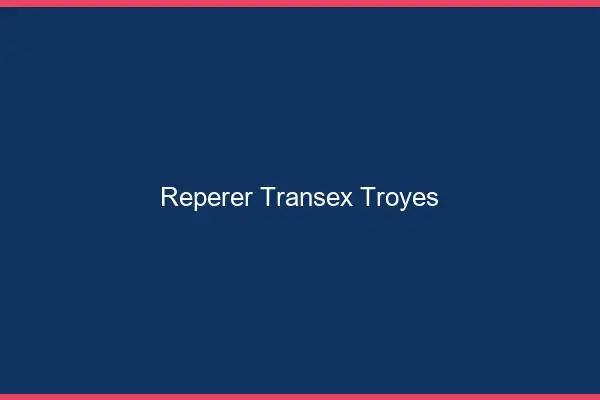Repérer Transex Troyes