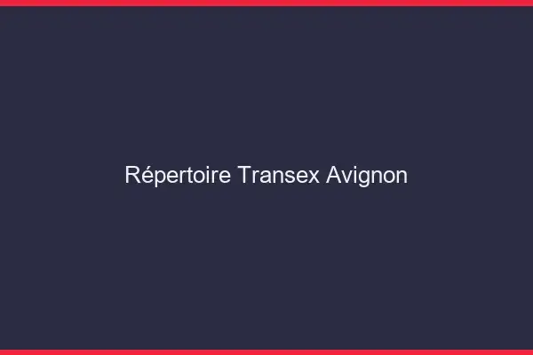 Répertoire Transex Avignon