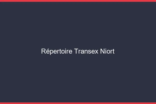 Répertoire Transex Niort
