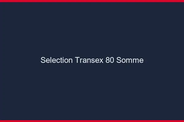 Sélection Transex 80 Somme