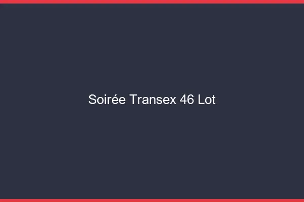 Soirée Transex 46 Lot