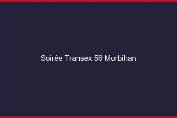 Soirée Transex 56 Morbihan