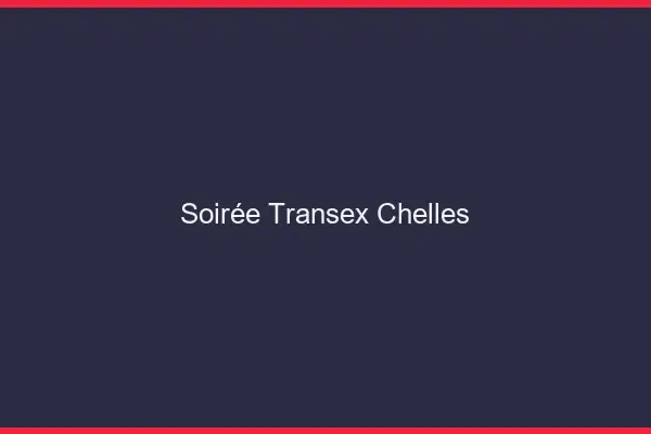 Soirée Transex Chelles
