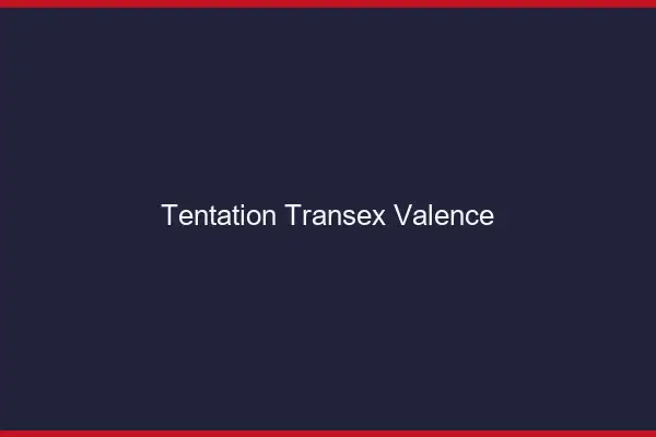 Tentation Transex Valence