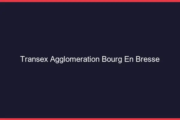 Transex Agglomération Bourg-en-Bresse