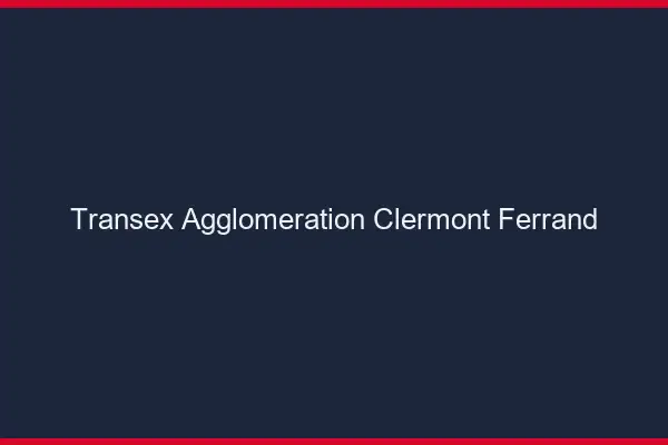 Transex Agglomération Clermont-Ferrand