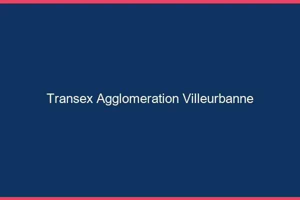 Transex Agglomération Villeurbanne