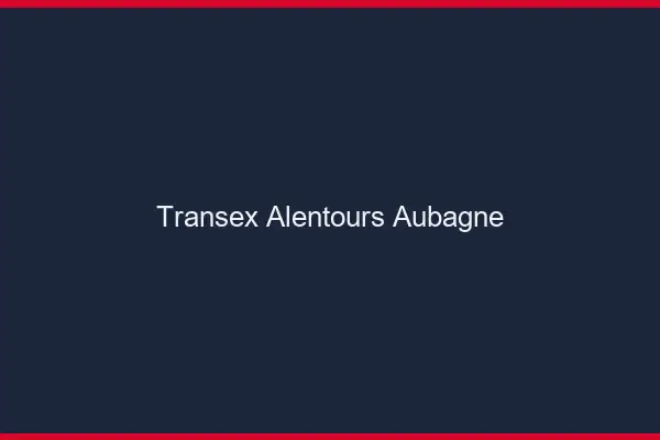 Transex Alentours Aubagne