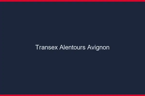 Transex Alentours Avignon