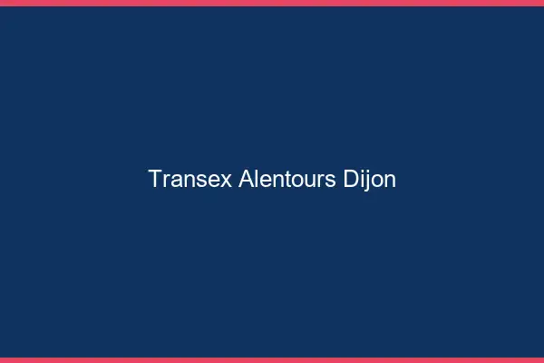 Transex Alentours Dijon