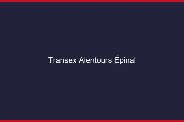 Transex Alentours Épinal